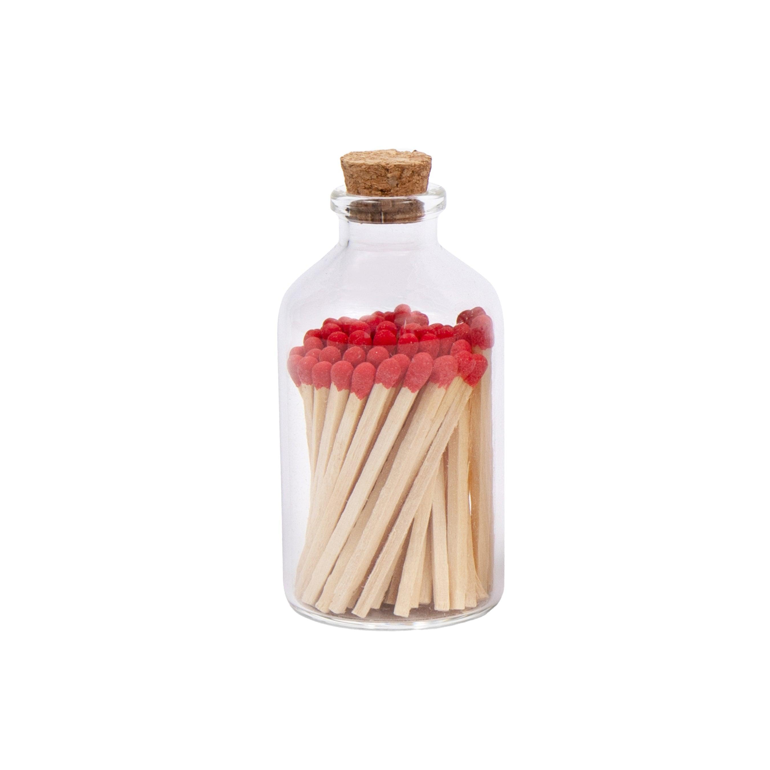Apothecary Match Glass Jar.