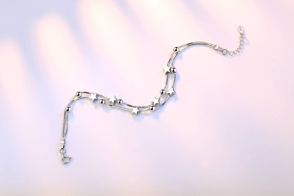Jewelry Fashion Woman Bracelet Simple and Fresh Bracelet: Five-pointed star