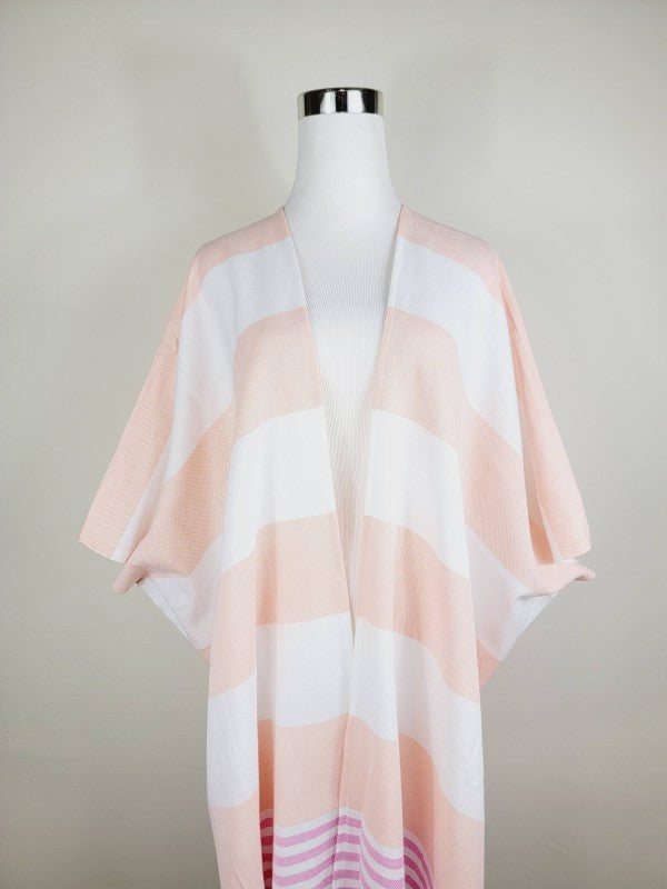Beach cover up, Beach Dress open front - Orange — product image