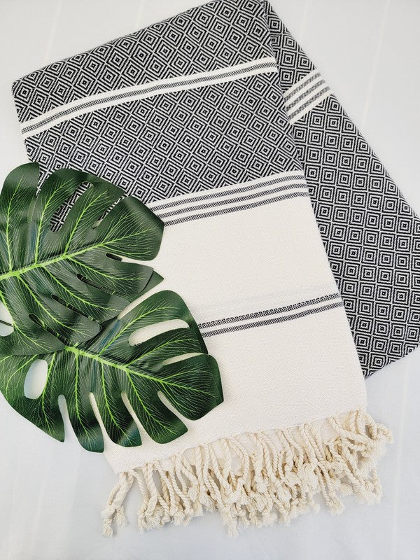 Bath / Beach Turkish Towels-Easy Carry Quick Dry T — product image