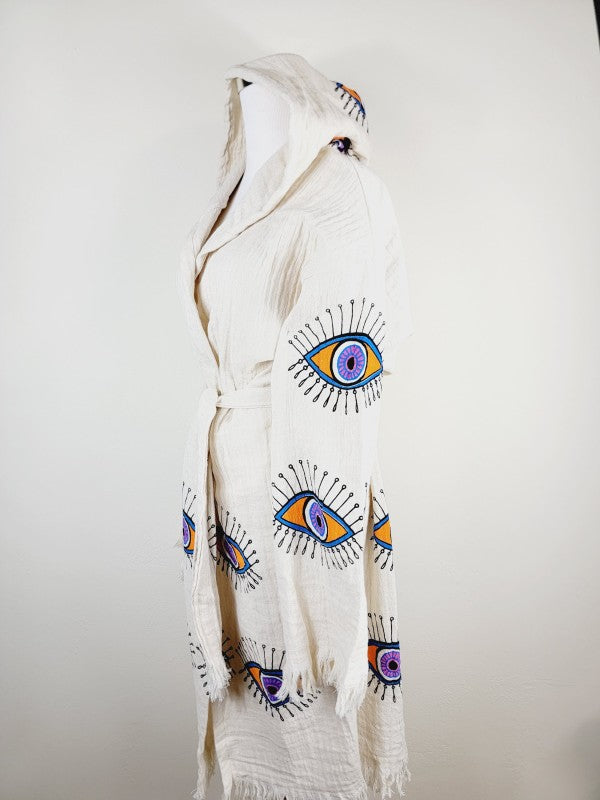 Muslin Kimono Robe, Soft and Cozy, Organic Cotton — product image