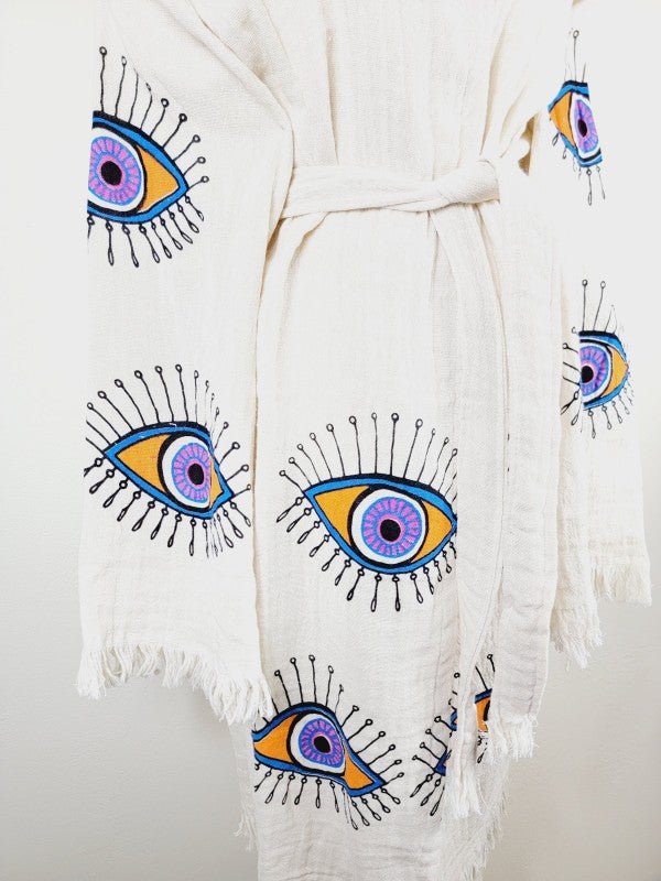 Muslin Kimono Robe, Soft and Cozy, Organic Cotton — product image