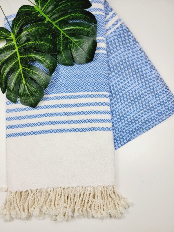 Turkish Towel - Easy Carry Quick Dry Throw - Navy — product image