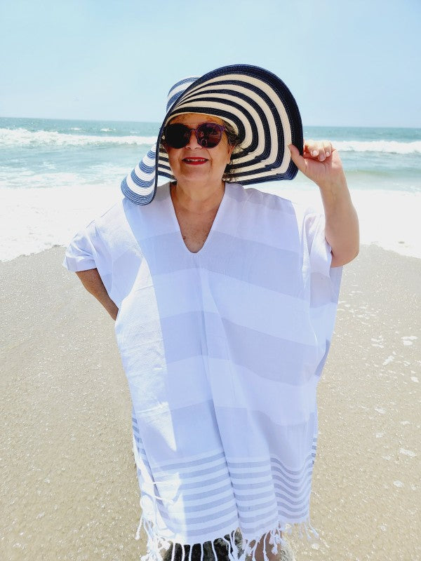 Beach cover up, Beach Dress - Gray — product image