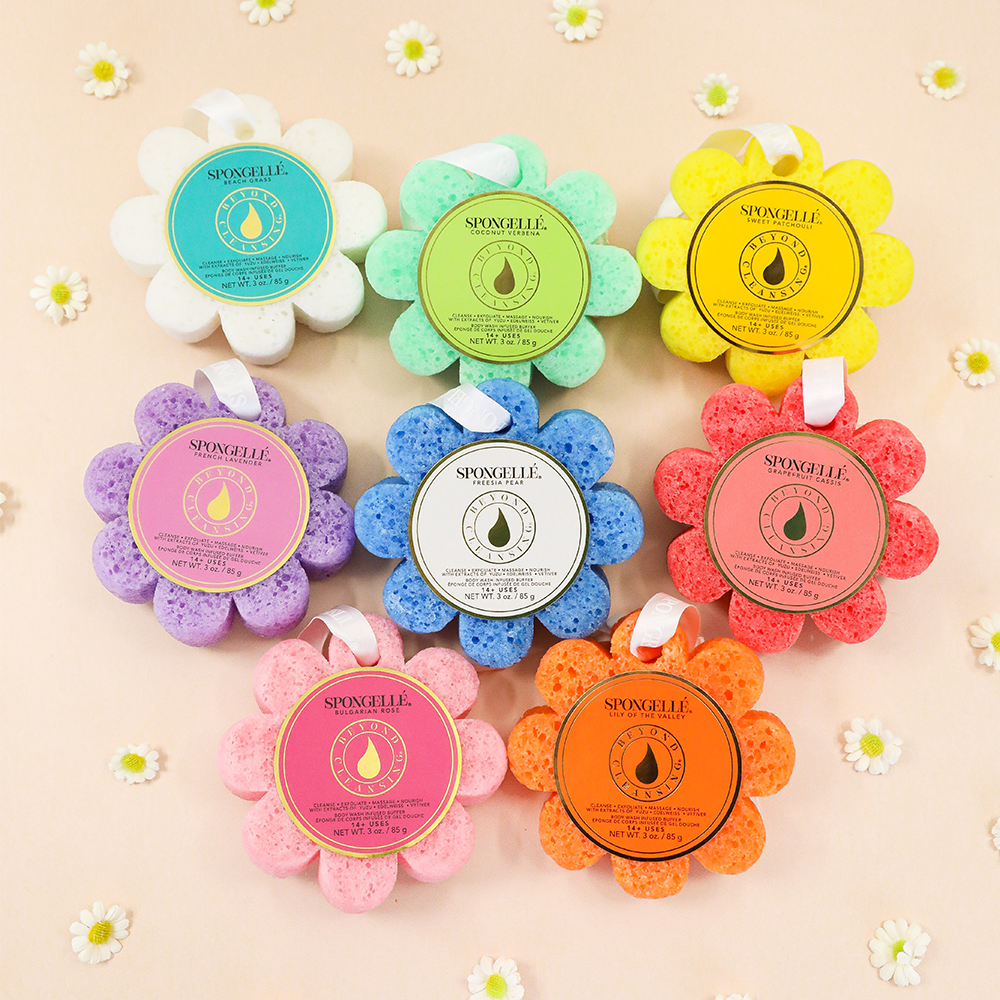 Wildflowers Assorted Pack | Wild Flowers  | Soap Sponges: Assorted Pack