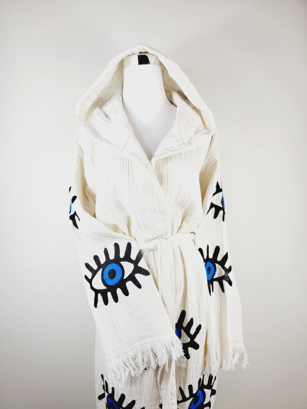 Muslin Kimono Robe, Soft and Cozy, Organic Cotton — product image