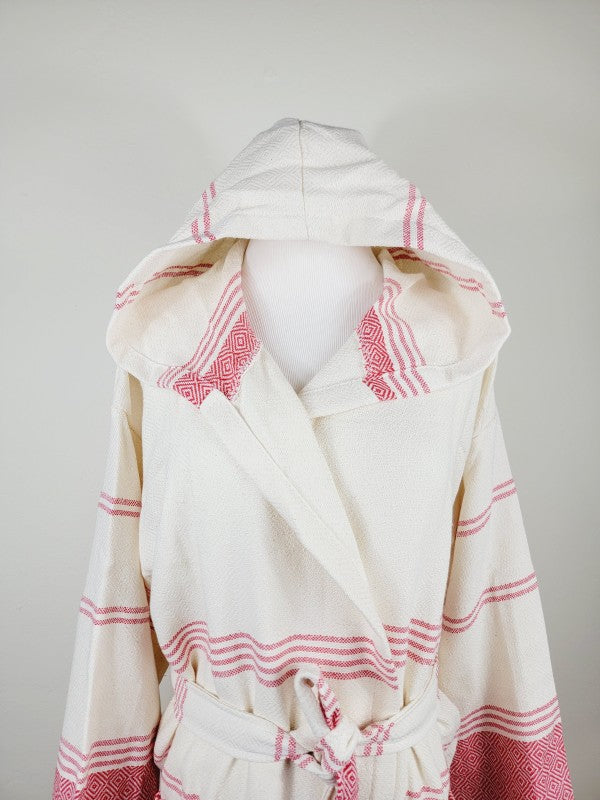 Unisex Robe, Beach or spa Robe with pockets - Red — product image