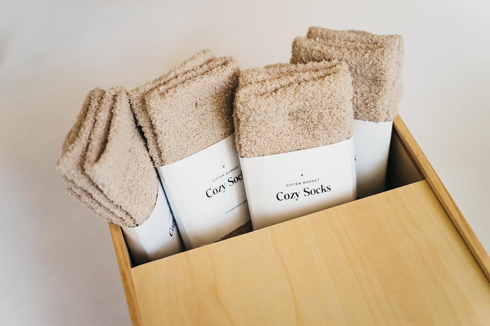 Cozy Cloud Socks - Ivory.