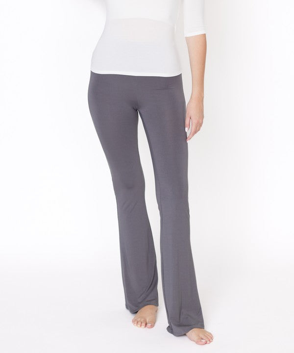 Fabina Bamboo Slim Bell Yoga Pants — product image