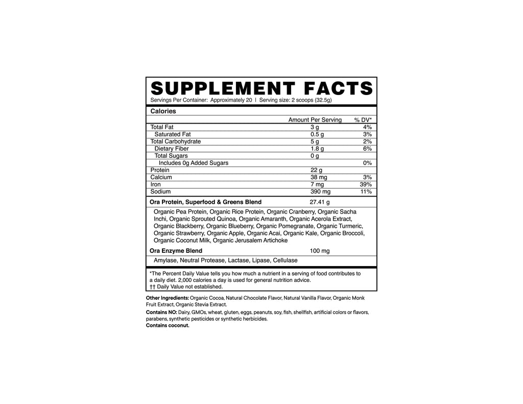 So Lean & So Clean - Protein Powder - Chocolate 20 serv