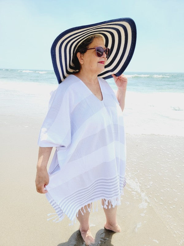 Beach cover up, Beach Dress - Gray — product image