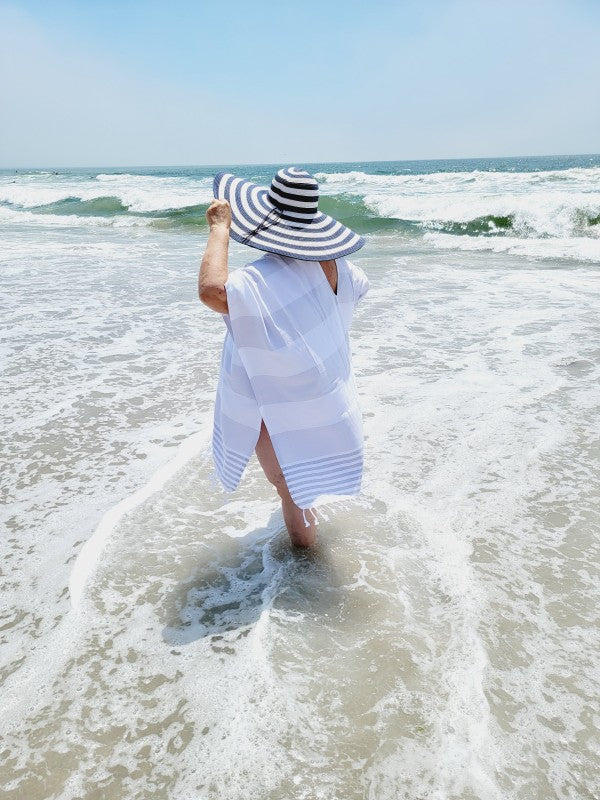 Beach cover up, Beach Dress - Gray — product image