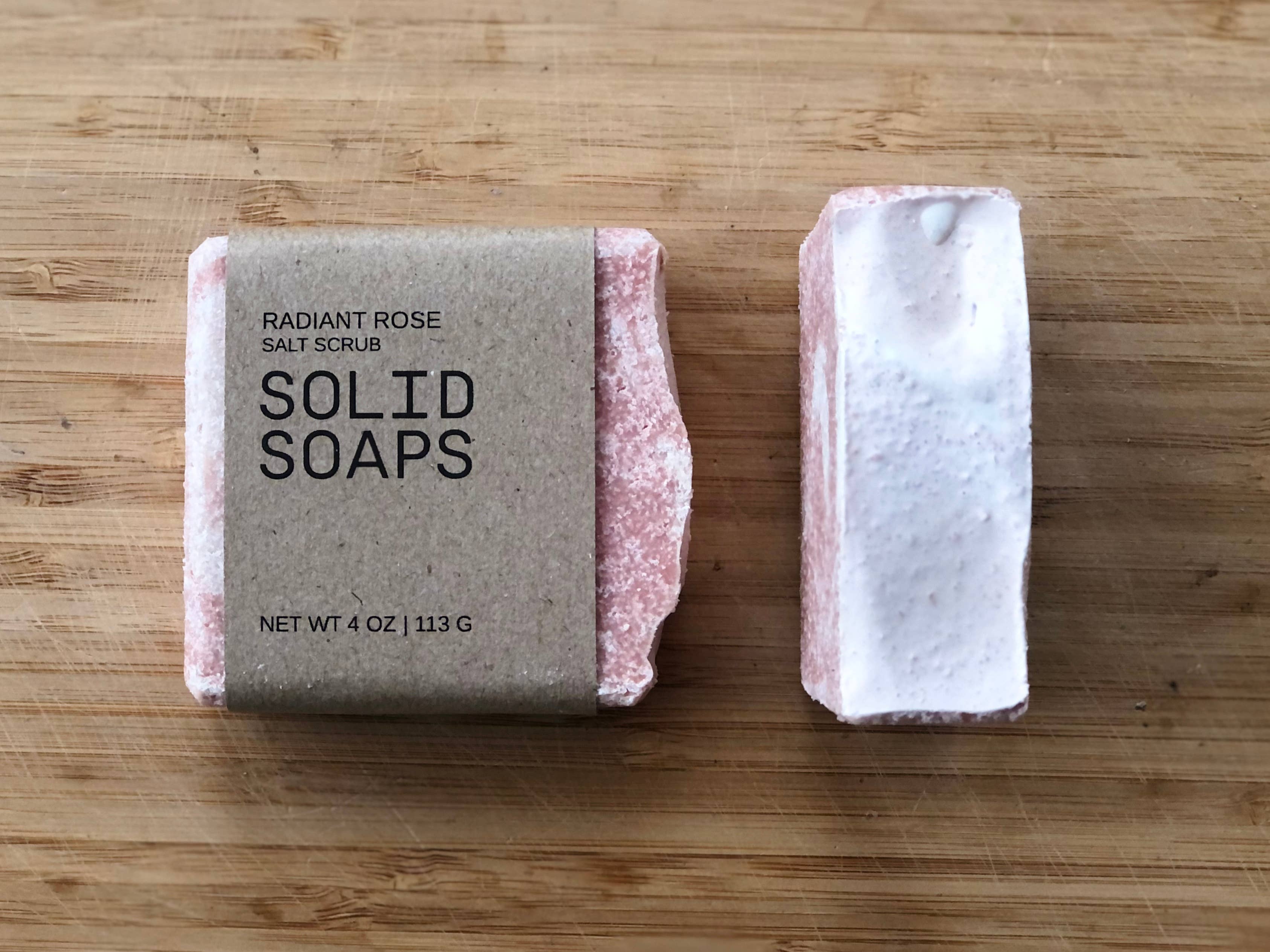 Radiant Rose Salt Scrub Soap