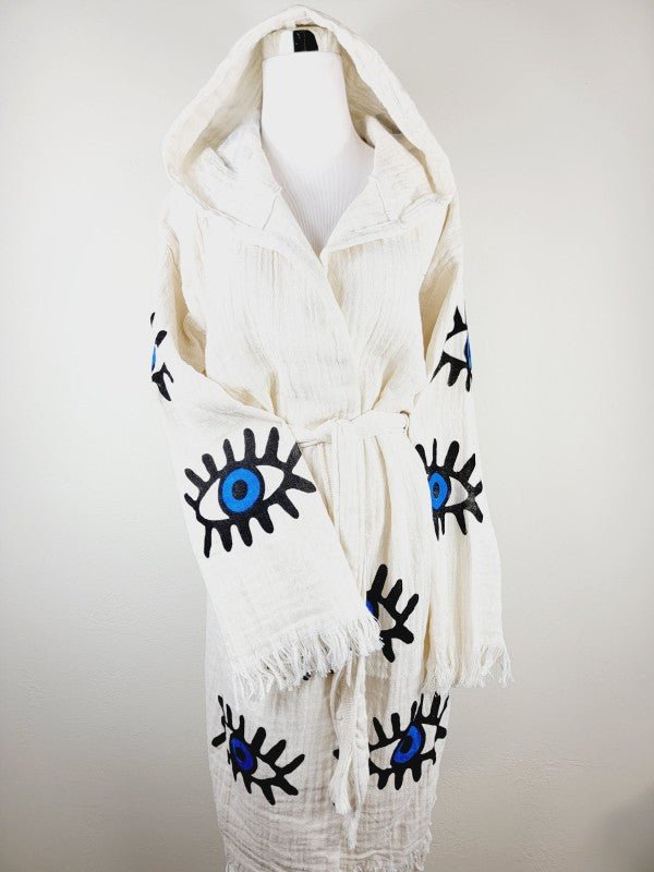 Muslin Kimono Robe, Soft and Cozy, Organic Cotton — product image