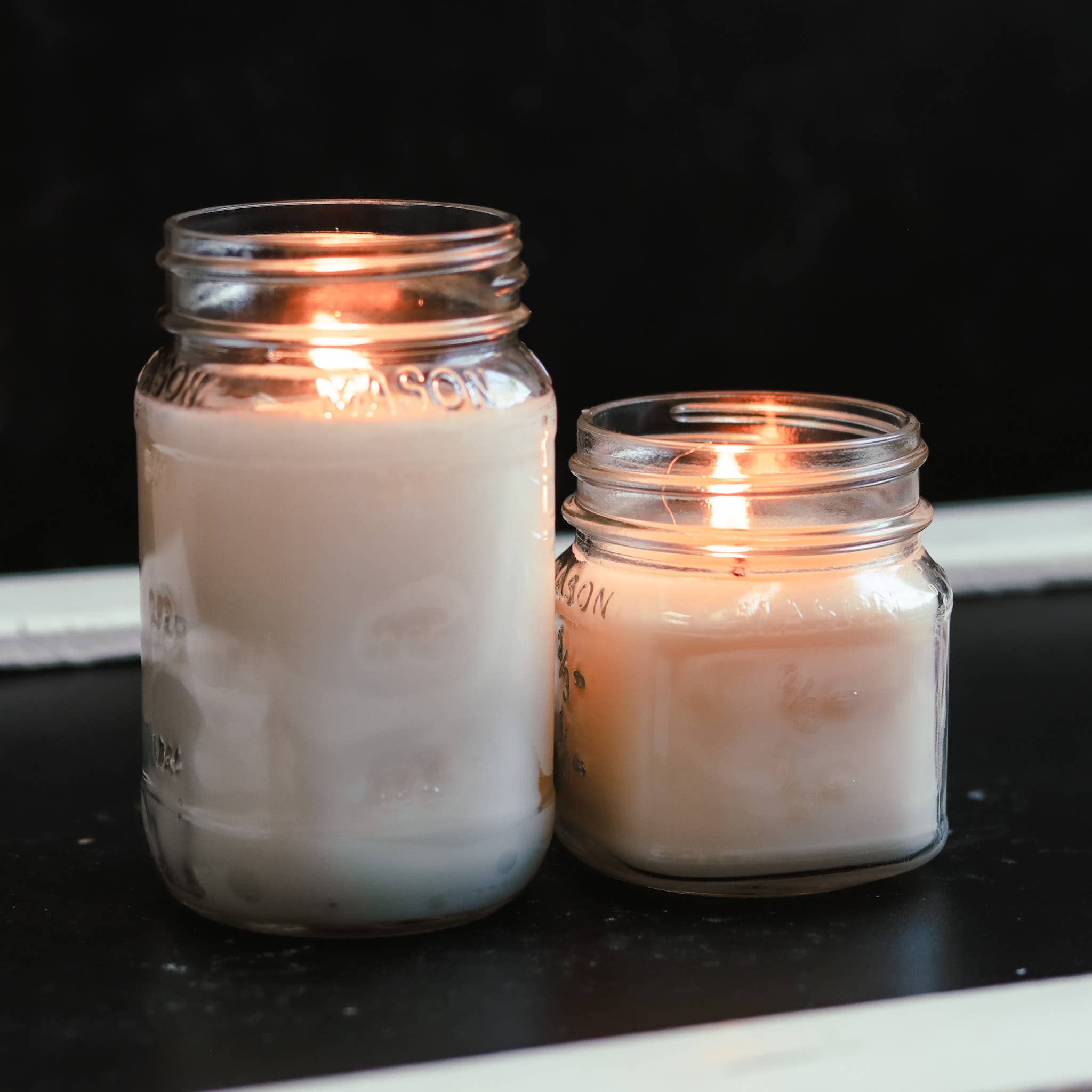 Private Label - Mason Jar Candle - Choose Your Scent: Mango & Coconut Milk / 13 oz