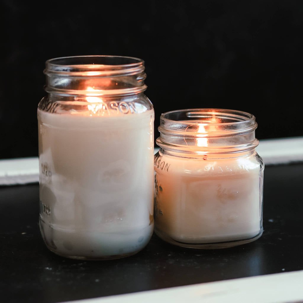 Private Label - Mason Jar Candle - Choose Your Scent: Mango & Coconut Milk / 13 oz