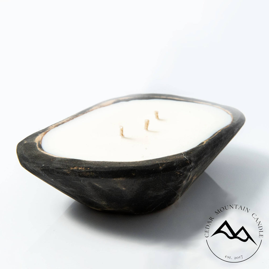Black Dough Boy Soy Candle - Choose Your Scent: Vanilla Cupcake