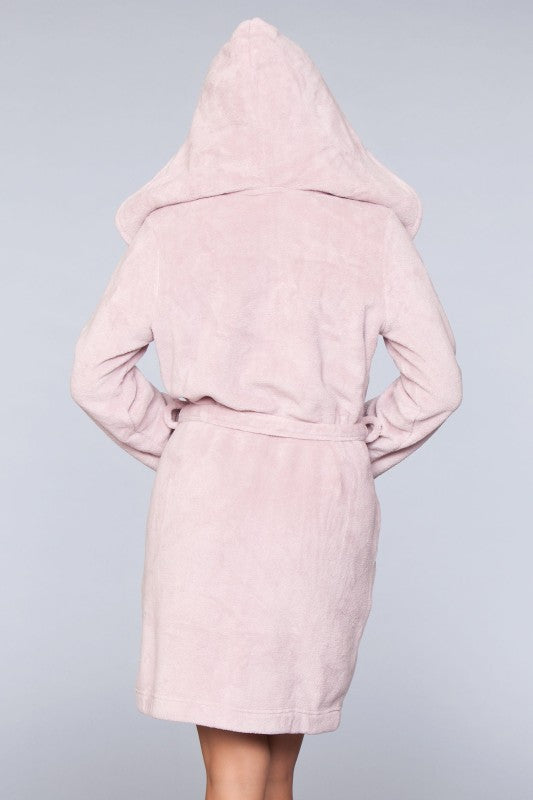 1817 Janet Plush Fleece Color Block Robe — product image