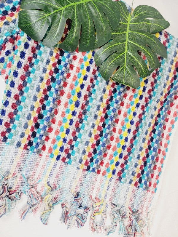 Bath Towels, Organic Turkish Cotton Pom Pom Towels — product image