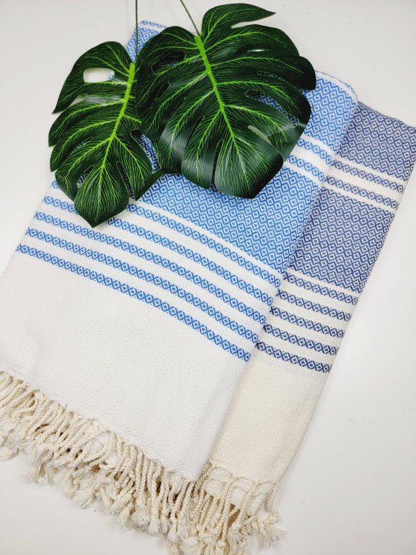 Turkish Towel - Easy Carry Quick Dry Throw - Navy — product image