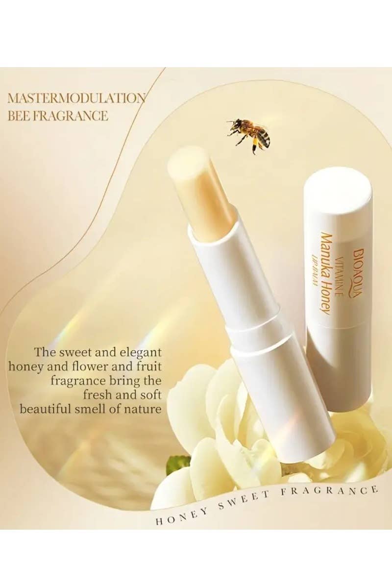 ..Vitamin E Manuka Honey Lip Balm (12pcs Set) Valentine: WHITE-166386 / OS — product image