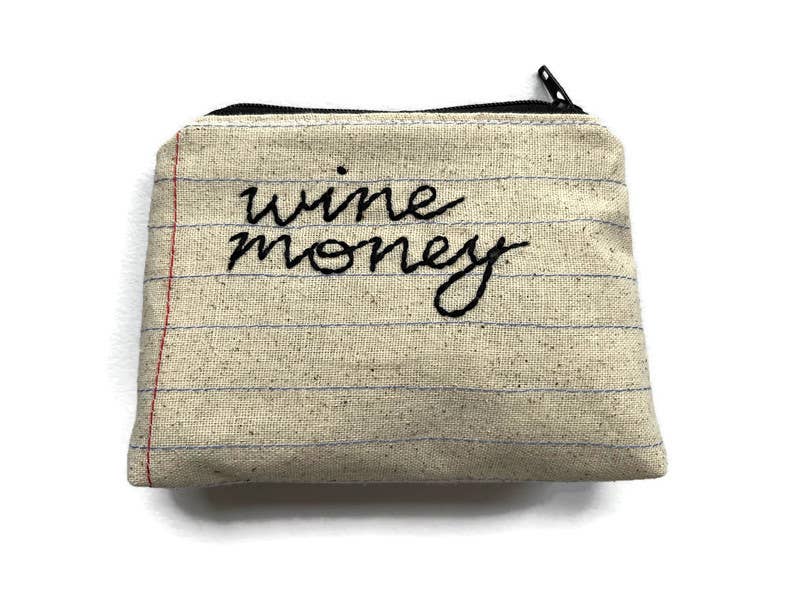 Money Bag Collection - Handmade Zipper Pouches