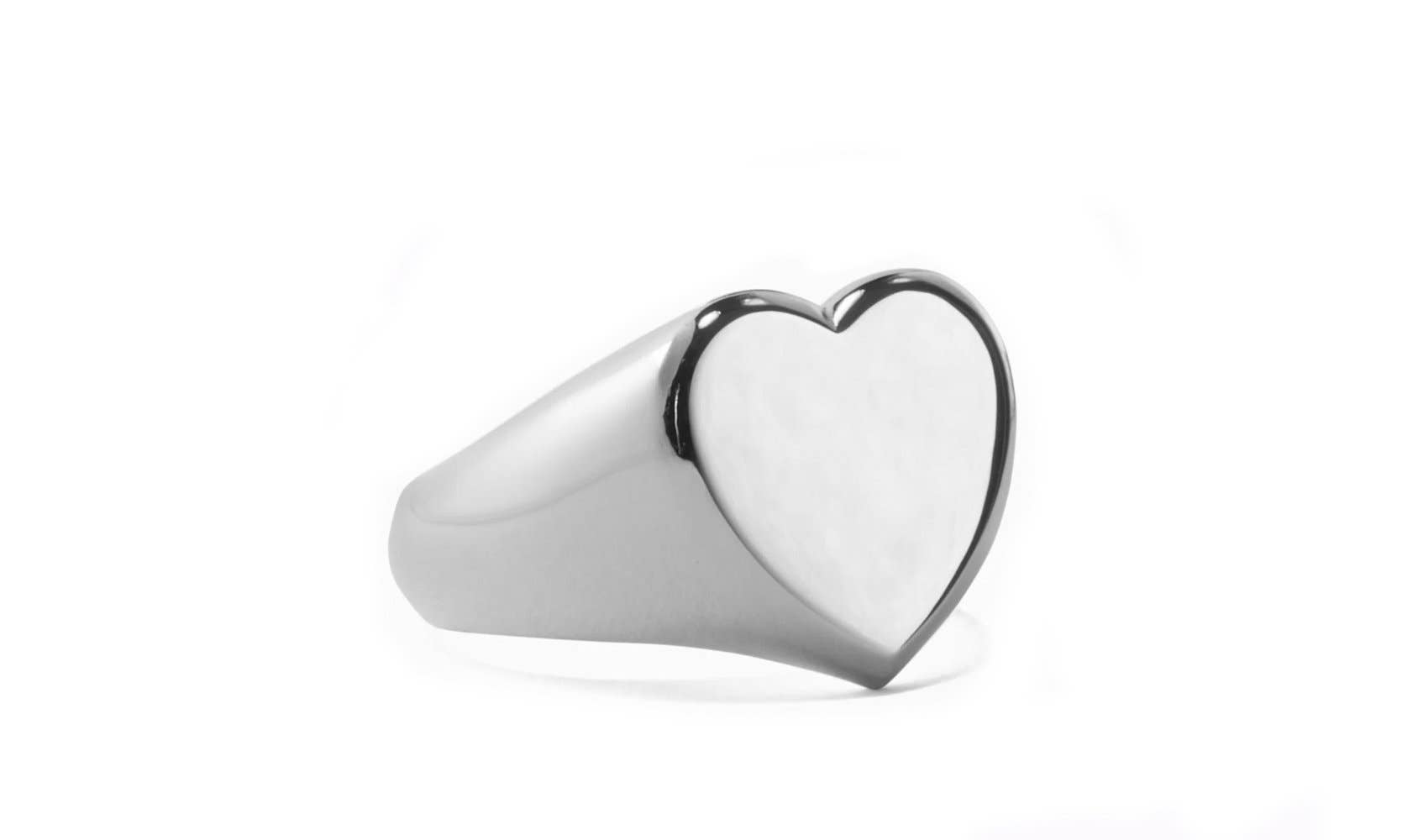 Heart Signet Ring: 8