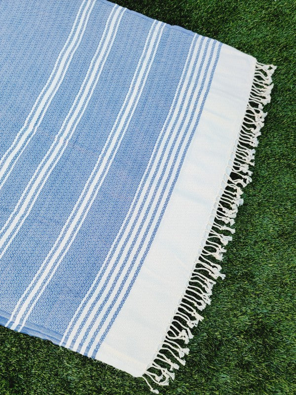 Turkish Towel - Easy Carry Quick Dry Throw - Navy — product image