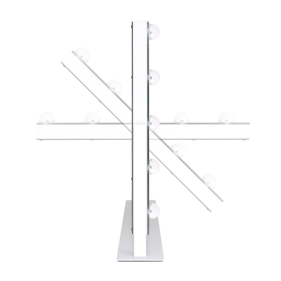 15 Led Light Bulb Horizontal Hollywood Makeup Mirror - 25" X 20”
