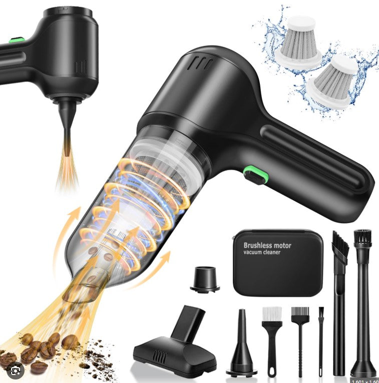Car Vacuum Cleaner Portable Cordless, 15000PA Handheld Vacuum with High Power Brushless Motor — product image