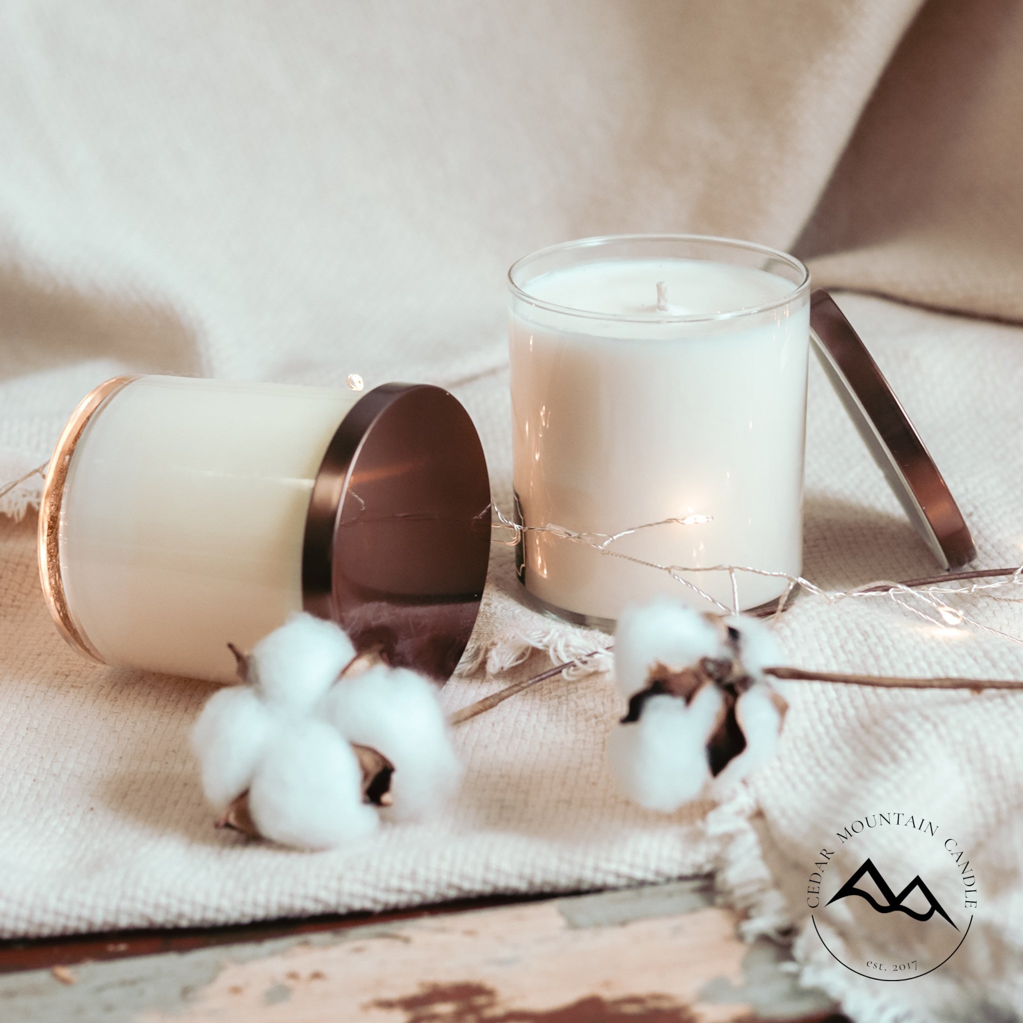 Nana's Apple Butter - 9 oz Whiskey Glass Candle — product image