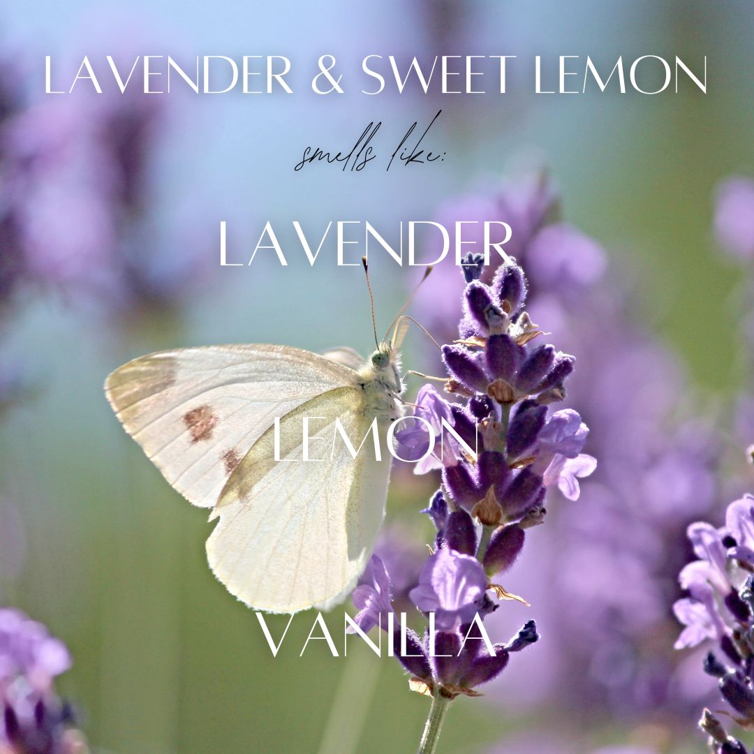 Lavender & Sweet Lemon - 9 oz Whiskey Glass Candle — product image