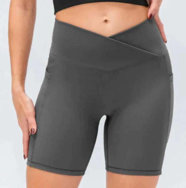 Women's Cross Waist With Pockets Yoga Pants — product image