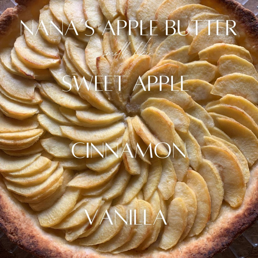 Nana's Apple Butter - 9 oz Whiskey Glass Candle — product image