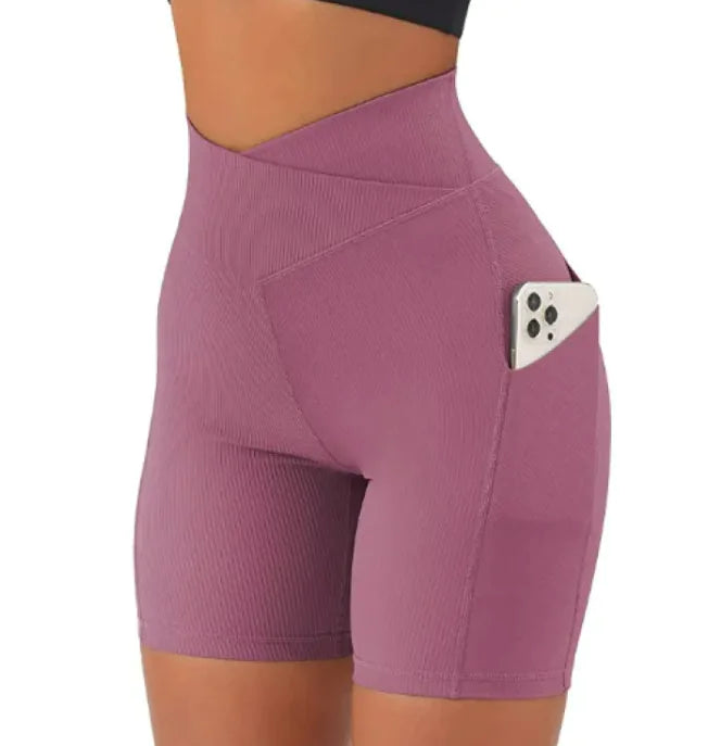 Women's Cross Waist With Pockets Yoga Pants — product image