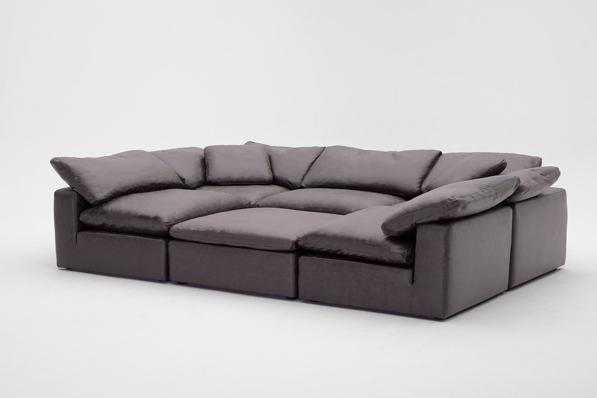 6-Cube Sectional or Iconic Movie Pit