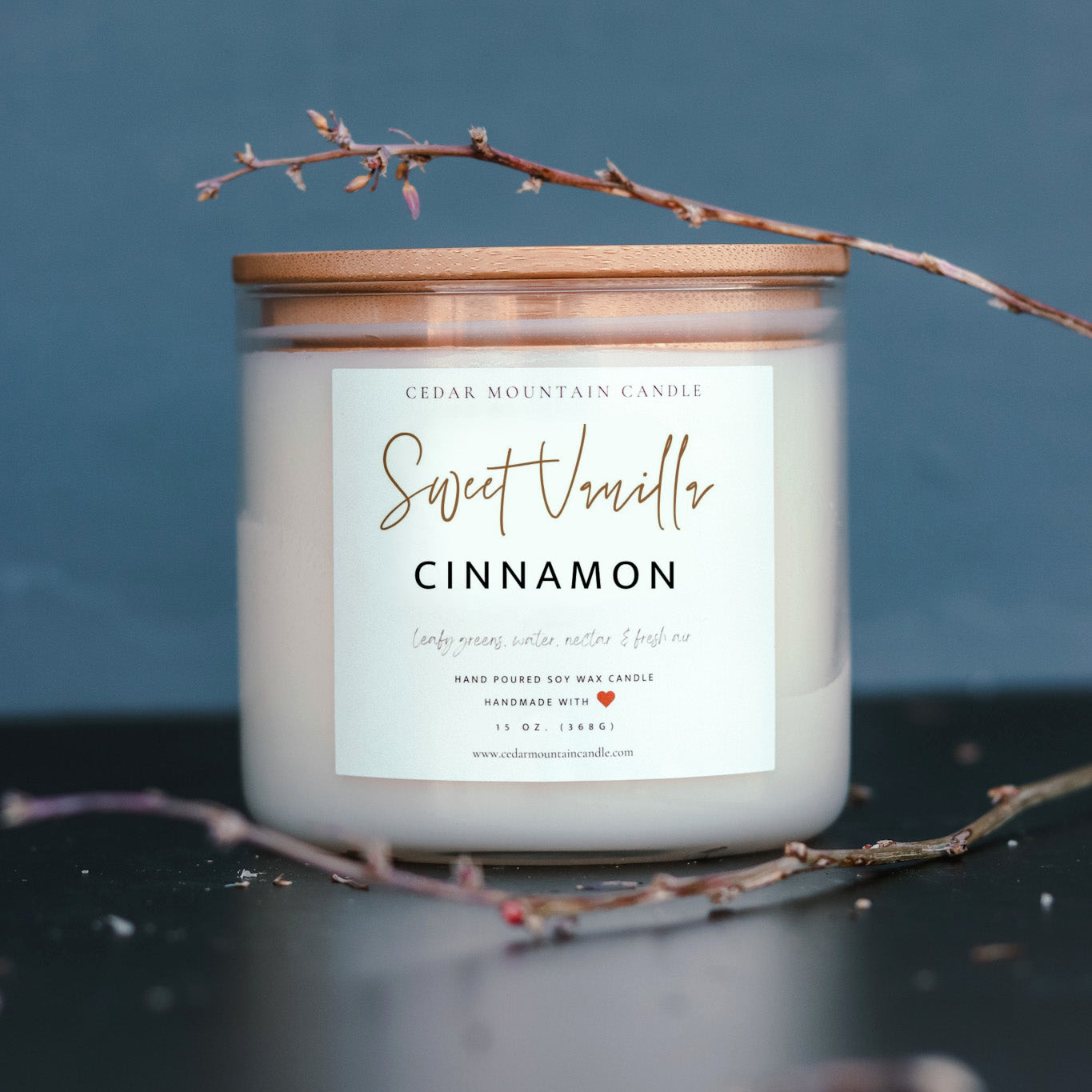 Sweet Vanilla Cinnamon - 3 Wick Jar Candle — product image