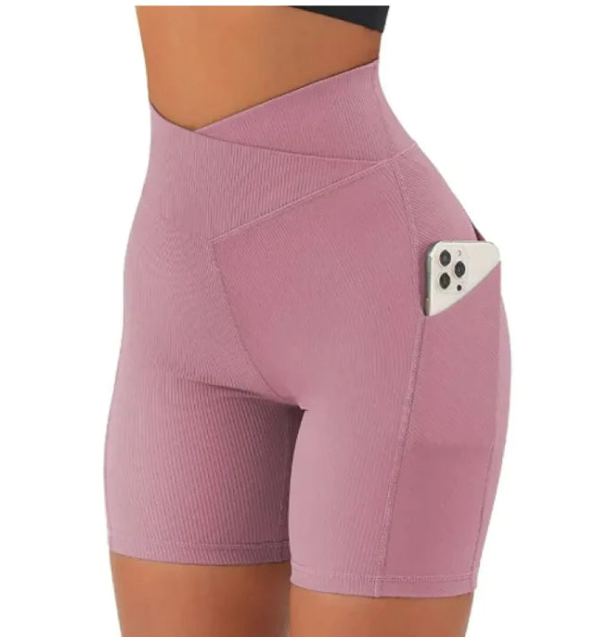 Women's Cross Waist With Pockets Yoga Pants — product image