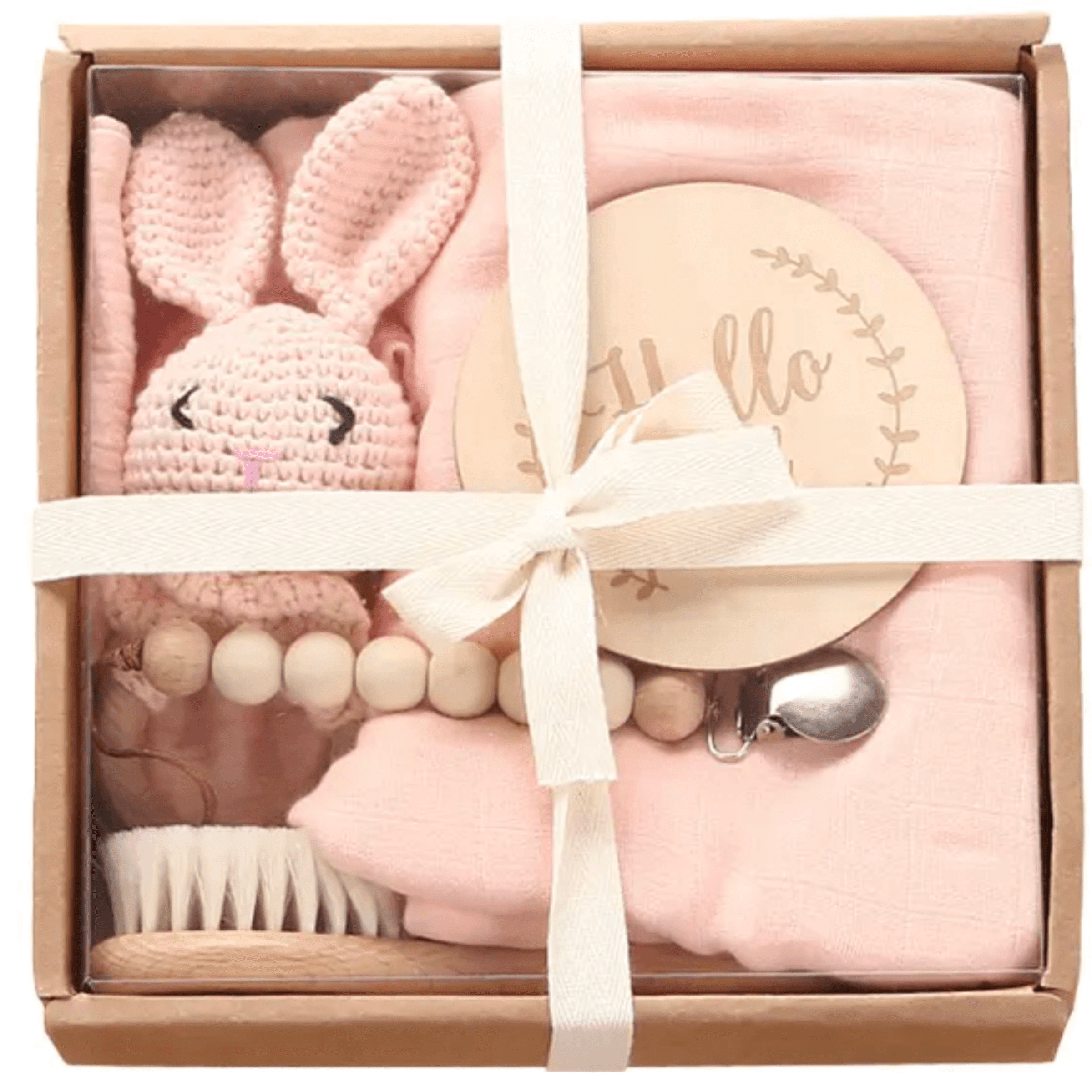 Welcome Baby Gift Set - Blush Pink.