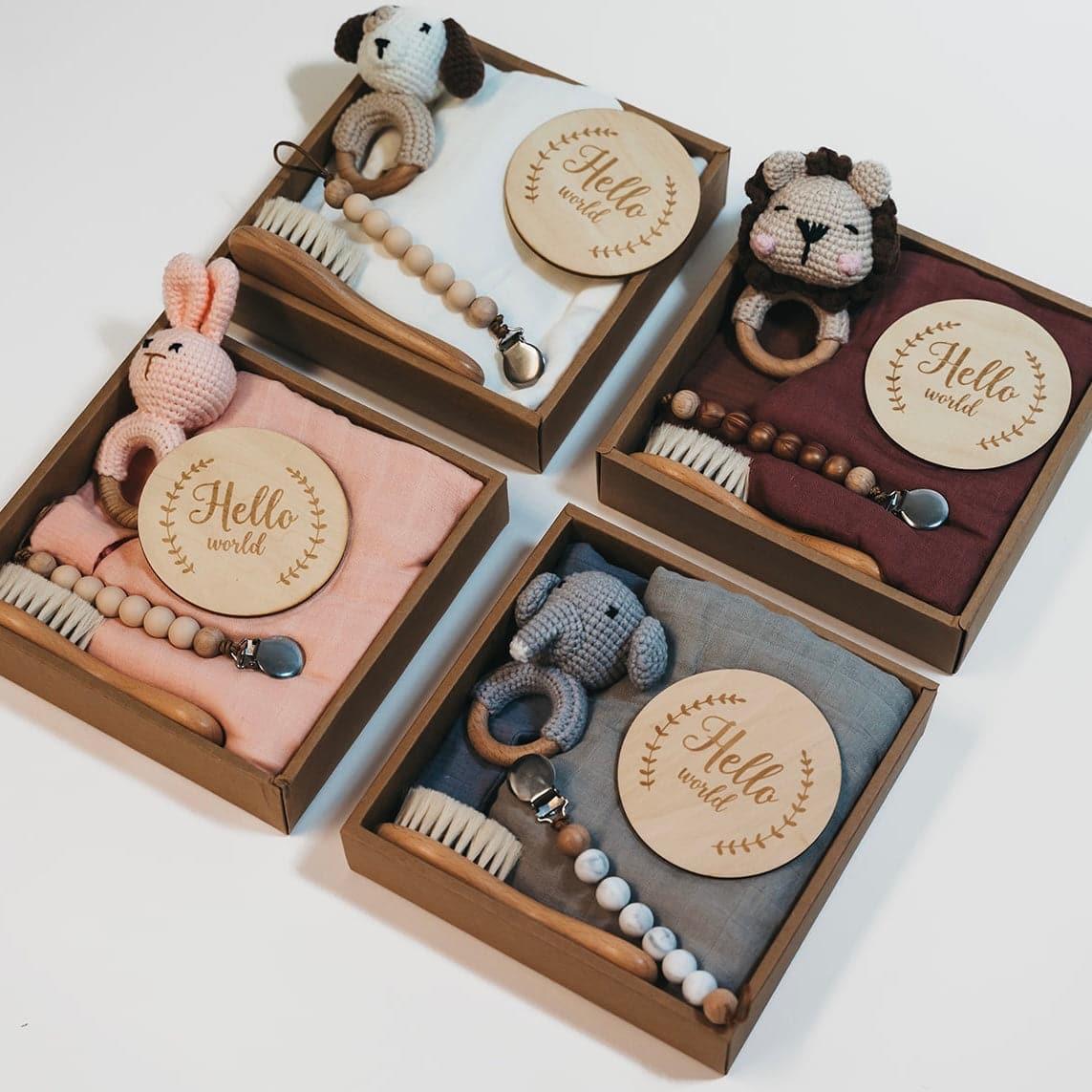 Welcome Baby Gift Set - Blush Pink.