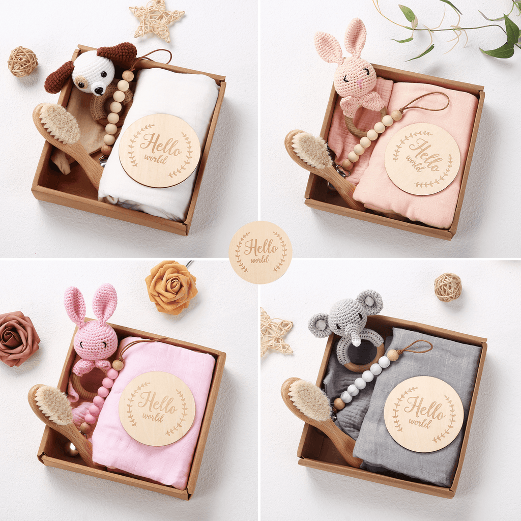 Welcome Baby Gift Set - Blush Pink.
