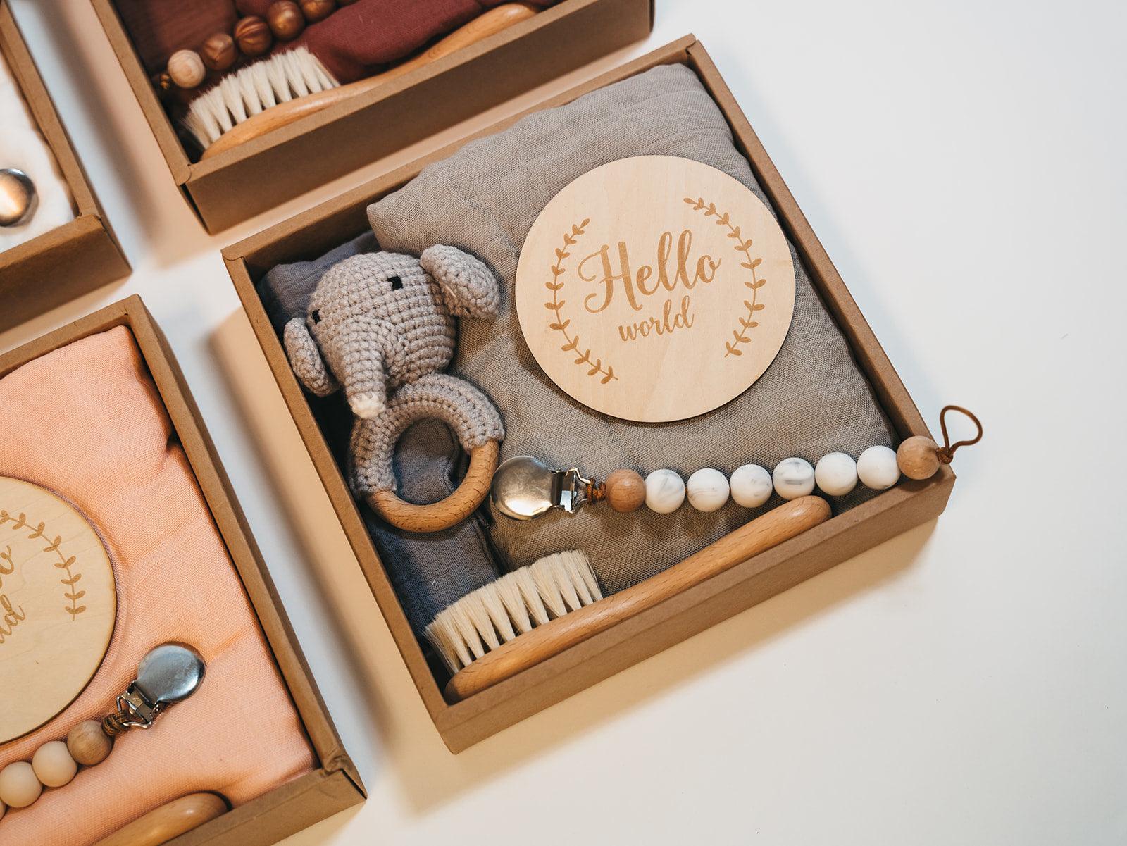 Welcome Baby Gift Set - Grey.