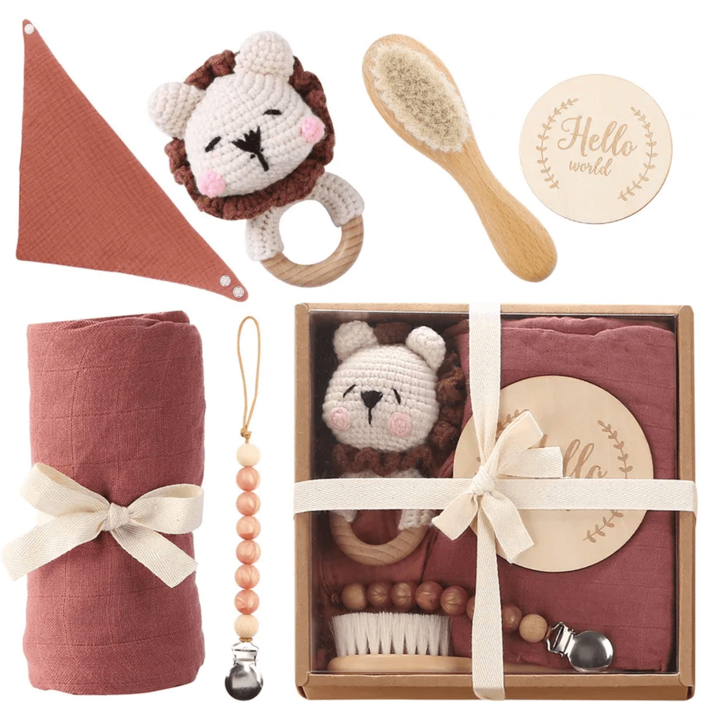Welcome Baby Gift Set - Maroon.