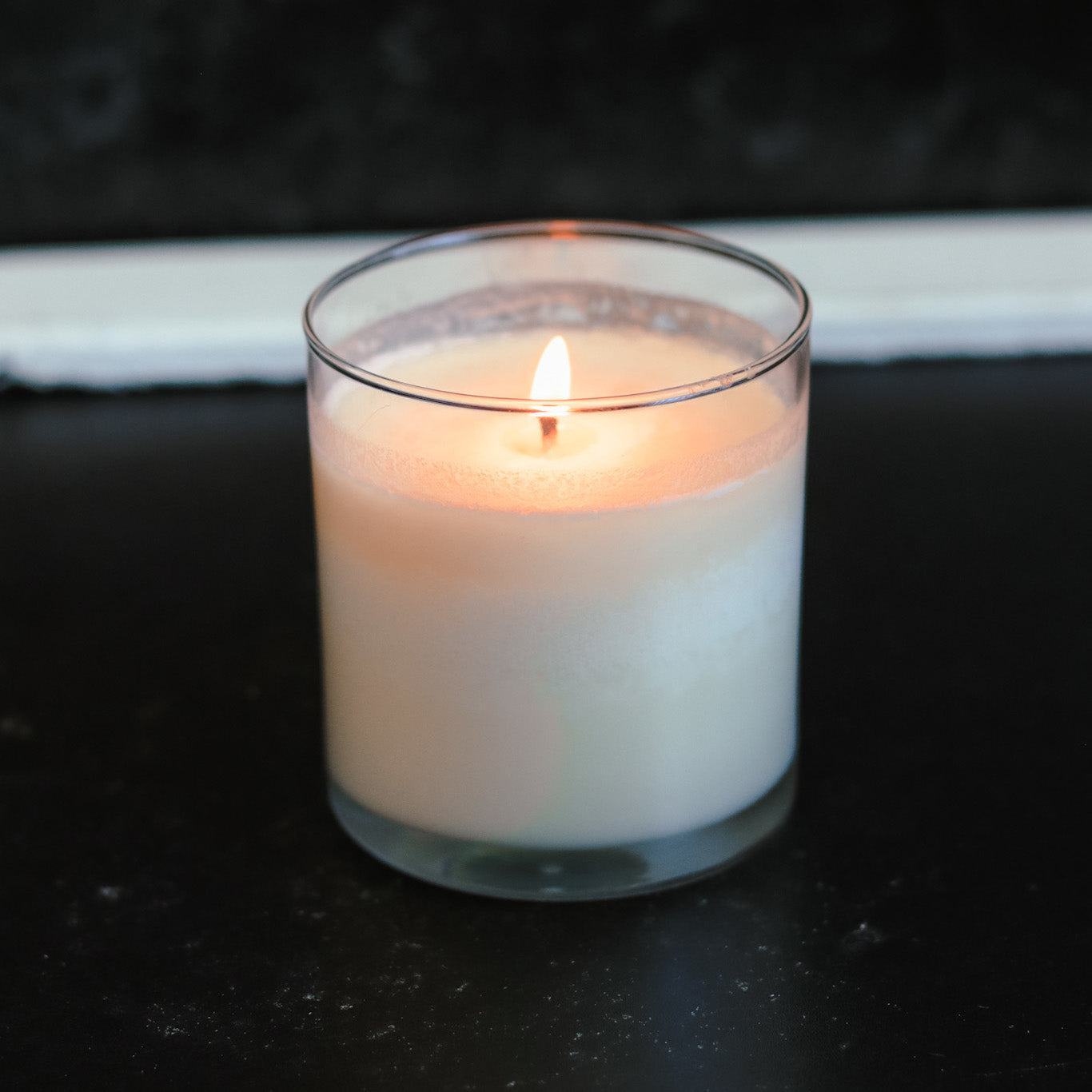 Lavender & Sweet Lemon - 9 oz Whiskey Glass Candle — product image